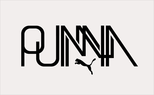 puma logo font
