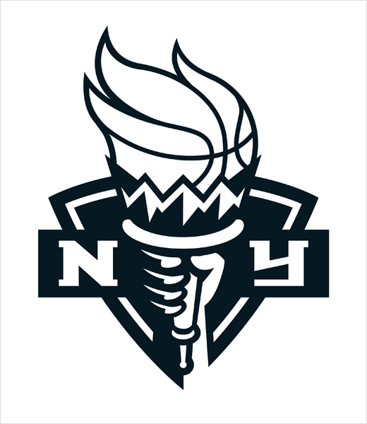 Basketball Team New York Liberty Unveils New Logo Design - Logo