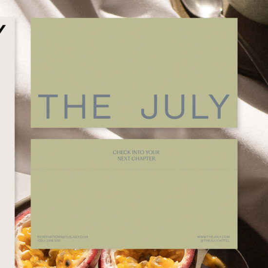 Colourcake Designs Logo and Identity for Dutch Hotel Group – ‘The July ...