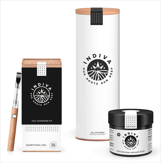 Cannabis Brand INDIVA Unveils New Logo and Packaging - Logo-Designer.co